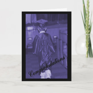 Tarjeta de la graduación de los hombres