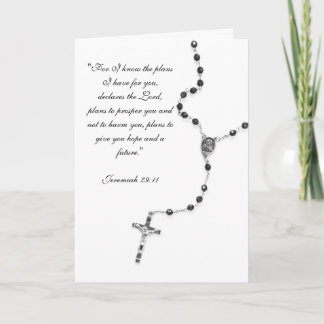 Tarjeta de la graduación del 29:11 de Jeremiah