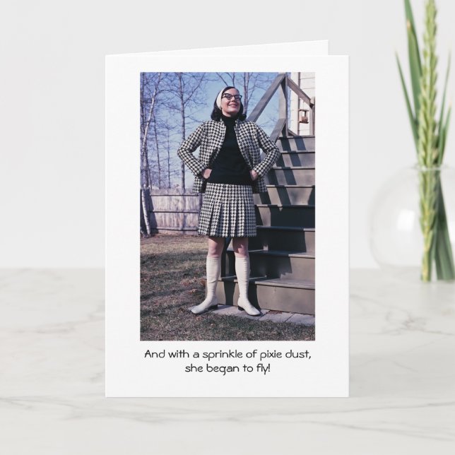 Tarjeta de la graduación del polvo del duendecillo (Anverso)