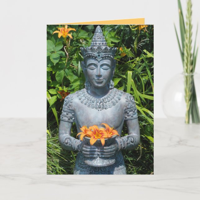 Tarjeta de la gratitud del verano (Anverso)