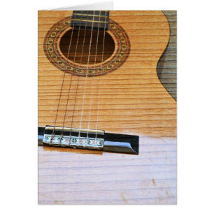 Tarjeta de la guitarra