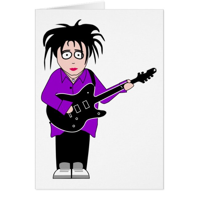 tarjeta de la guitarra (Frente)