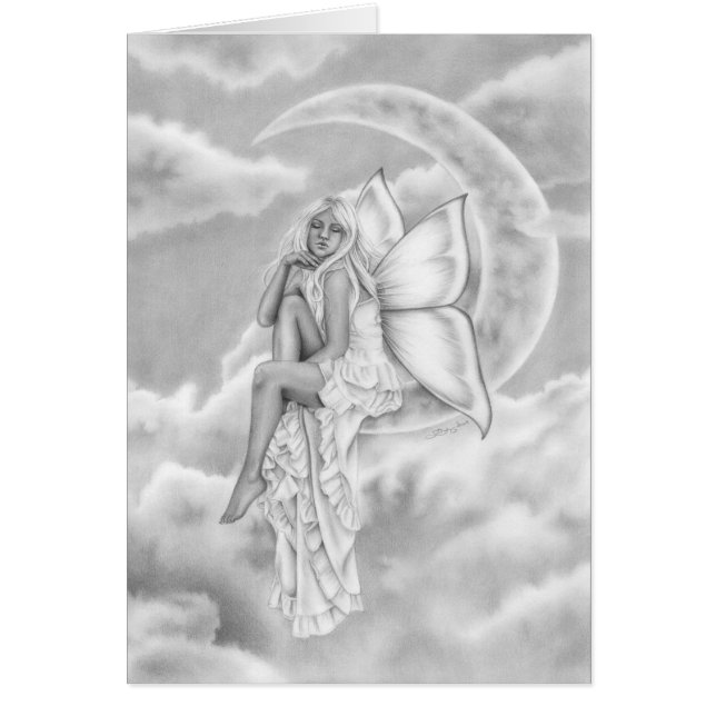 Tarjeta de la hada de Moondreamer (Frente)