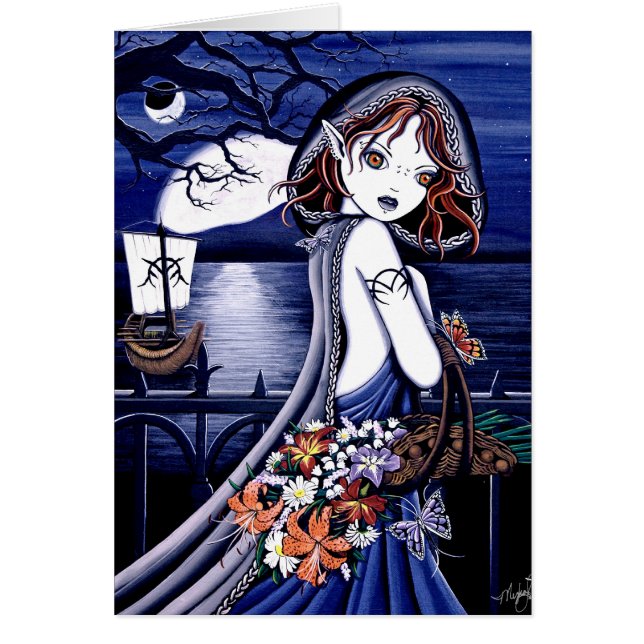 Tarjeta de la hada de Styx del río de Persephone (Frente)