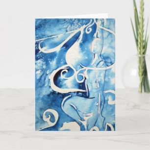 Tarjeta de la hada del invierno