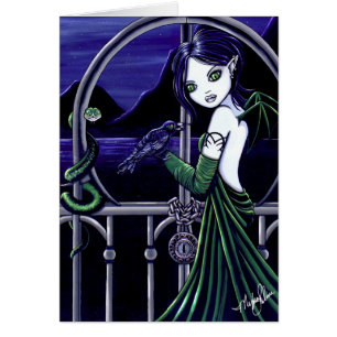 Tarjeta de la hada del mundo terrenal de Hecate