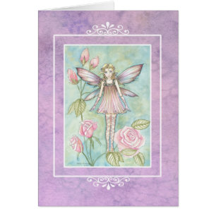 Tarjeta de la Hada Rosa por Molly Harrison