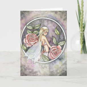 Tarjeta de la Hada Rosa por Molly Harrison