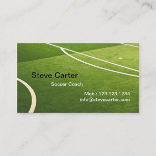 Tarjeta de la hierba verde del fútbol, del