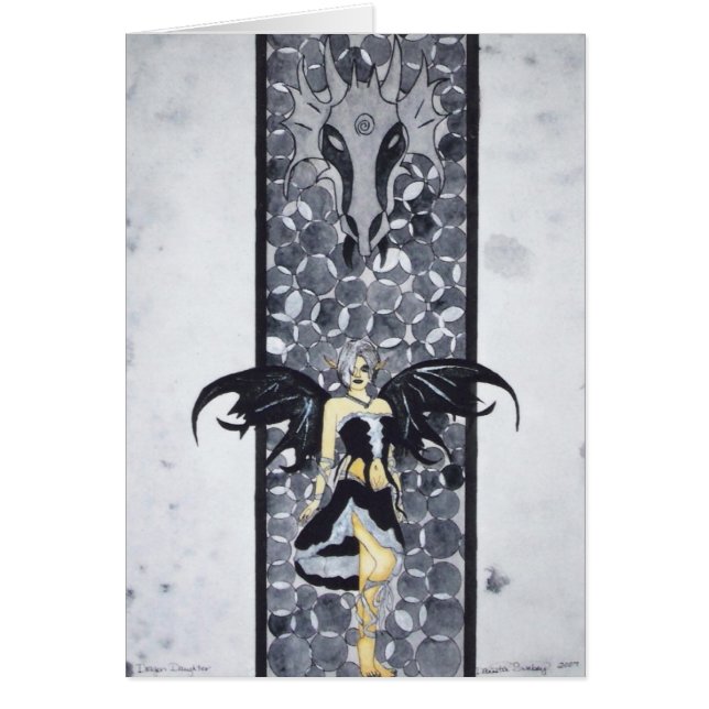 Tarjeta de la hija del dragón (Frente)