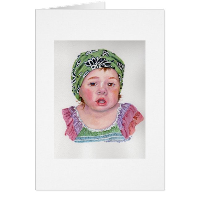 Tarjeta de la hija del vagabundo de Maria Dunham (Frente)