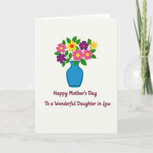 Tarjeta de la Hija Flor Alegre