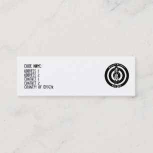 Tarjeta de la identificación de SSSG