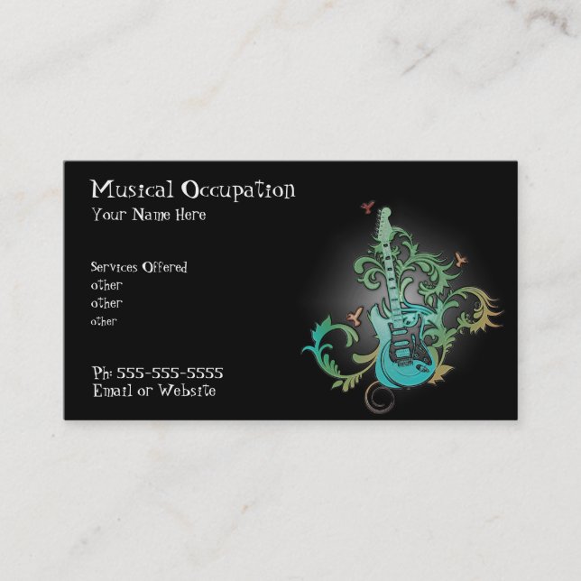 Tarjeta de la industria musical (Anverso)