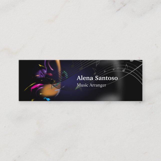 Tarjeta de la industria musical (Anverso)