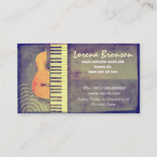 tarjeta de la industria musical