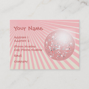 Tarjeta de la industria musical - bola de