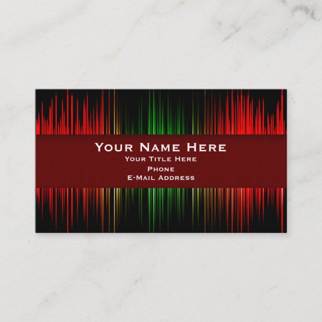 Tarjeta de la industria musical de la grabación (Anverso)