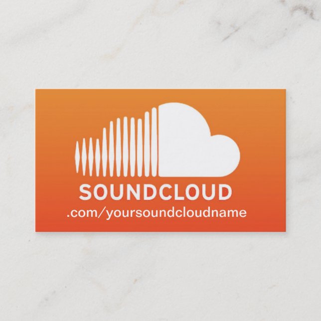 Tarjeta de la industria musical de SoundCloud (Anverso)