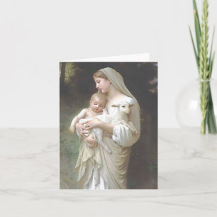 Tarjeta de la Inocencia de la Virgen y el Niño
