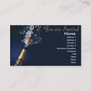 Tarjeta de la invitación