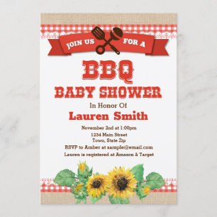 Tarjeta de la invitación de Baby Shower del