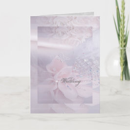 Tarjeta de la invitación de la boda de diamante