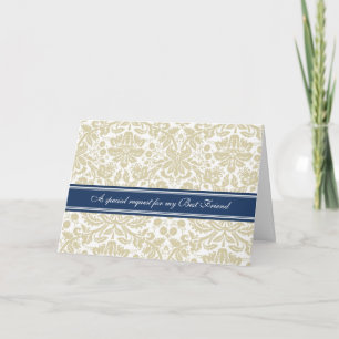 Tarjeta de la invitación de la dama de honor del