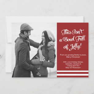 Tarjeta de la invitación de la foto del embarazo