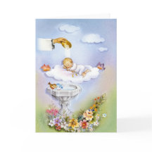 Tarjeta de la invitación del bautizo del bautismo