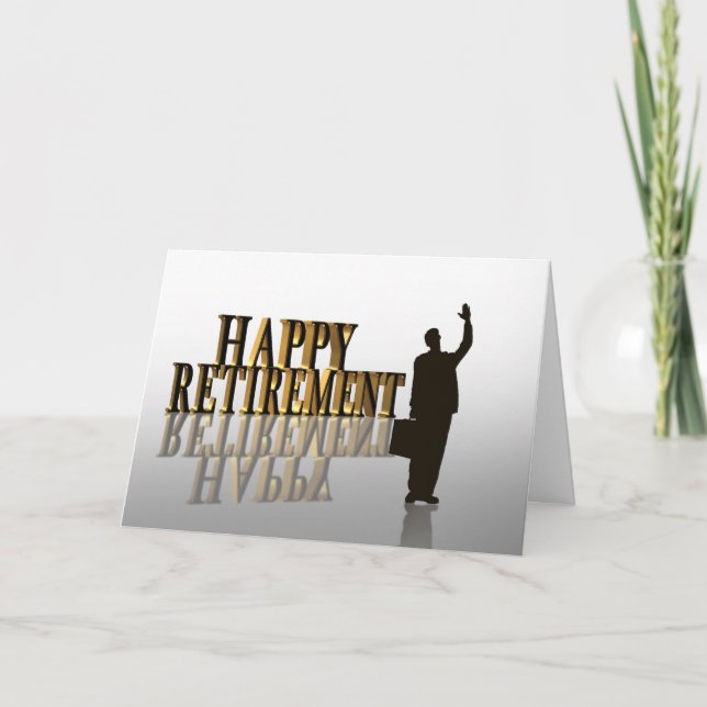 Tarjeta de la invitación del fiesta de retiro (Anverso)