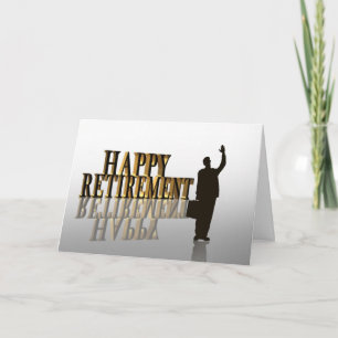 Tarjeta de la invitación del fiesta de retiro