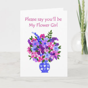 Tarjeta de la invitación del florista - flower