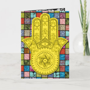 Tarjeta de la invitación por días de fiesta judíos