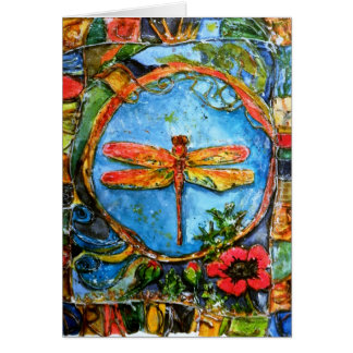 Tarjeta de la libélula II de PMACarlson