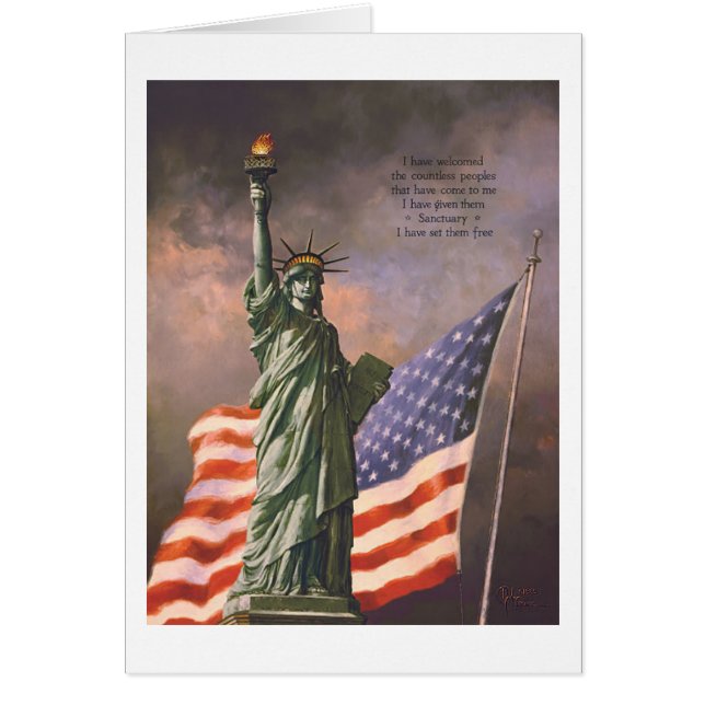Tarjeta de la "libertad" de Paul McGehee (Frente)