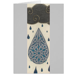 Tarjeta de la lluvia