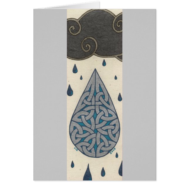 Tarjeta de la lluvia (Frente)