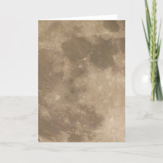 Tarjeta de la Luna Romántica Personalizado de la L