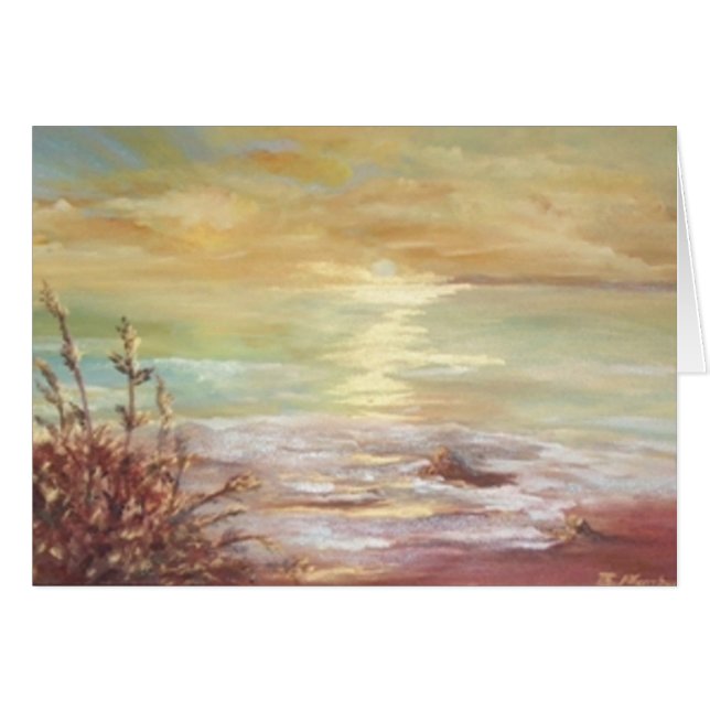 Tarjeta de la LUZ DEL SOL (Anverso (Horizontal))