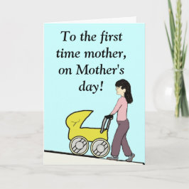 Tarjeta de la madre de la primera vez