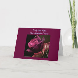 Tarjeta de la madre de las felices Navidad