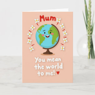 Tarjeta de la Madre de los Mundos Sonrientes