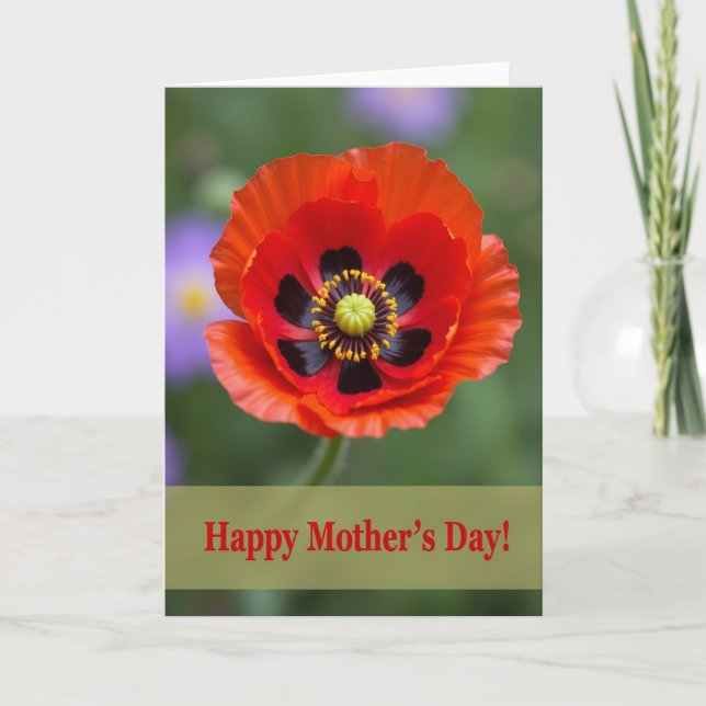 Tarjeta de la Madre Flor Luminosa (Anverso)