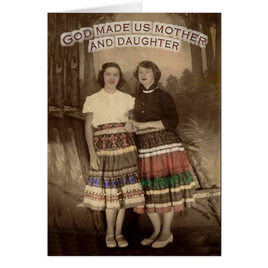 Tarjeta de la Madre-Hija