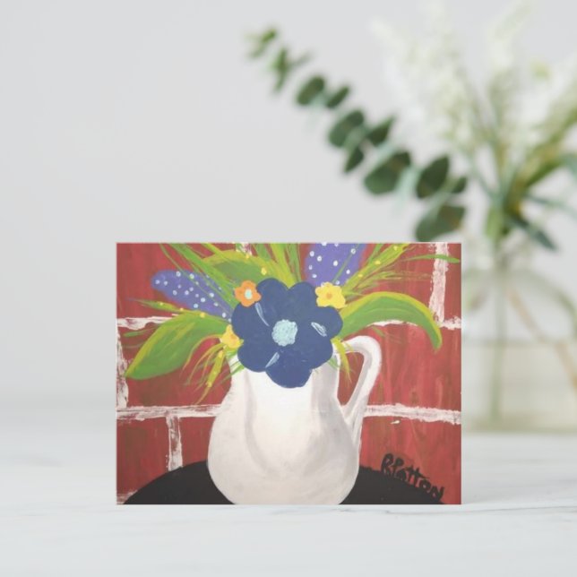 Tarjeta de la malla de ladrillo 5x7 (Anverso de pie)