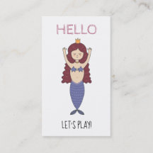 Tarjeta de la mamá del *~* - HOLA sirena de la