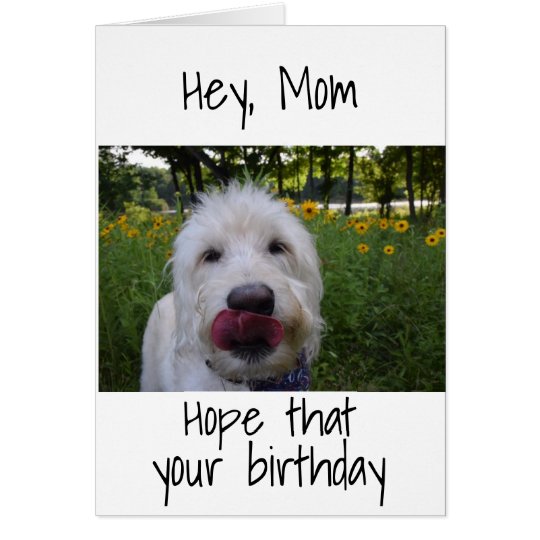 TARJETA *** DE LA MAMÁ DEL *** TAN FELIZ DE SER CUMPLEAÑOS