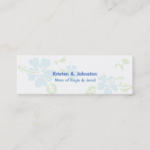 Tarjeta de la mamá, tarjeta de visita personal