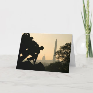Tarjeta de la mañana de Iwo Jima